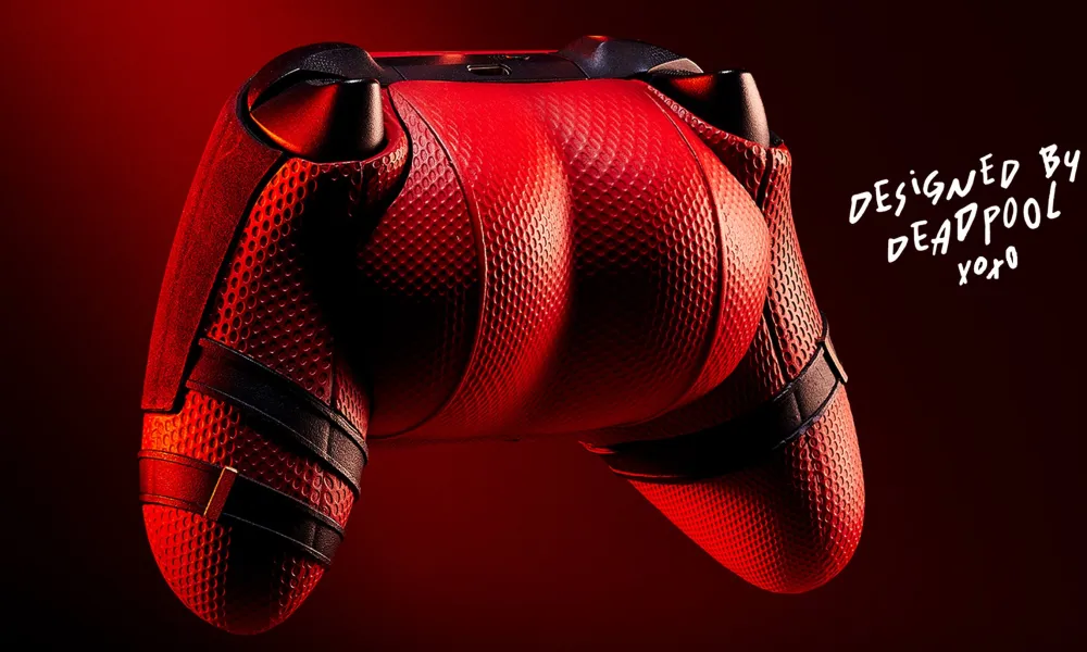 Xbox kontroler s guzovima dizajniran za promociju filma Deadpool & Wolverine.
